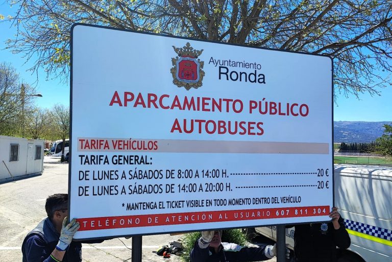 APETAM denuncia que Ronda se ha convertido en el aparcamiento para autobuses más caro de España