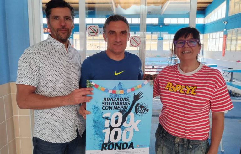 Brazadas Solidarias 100×100 vuelve a Ronda el próximo 28 de abril
